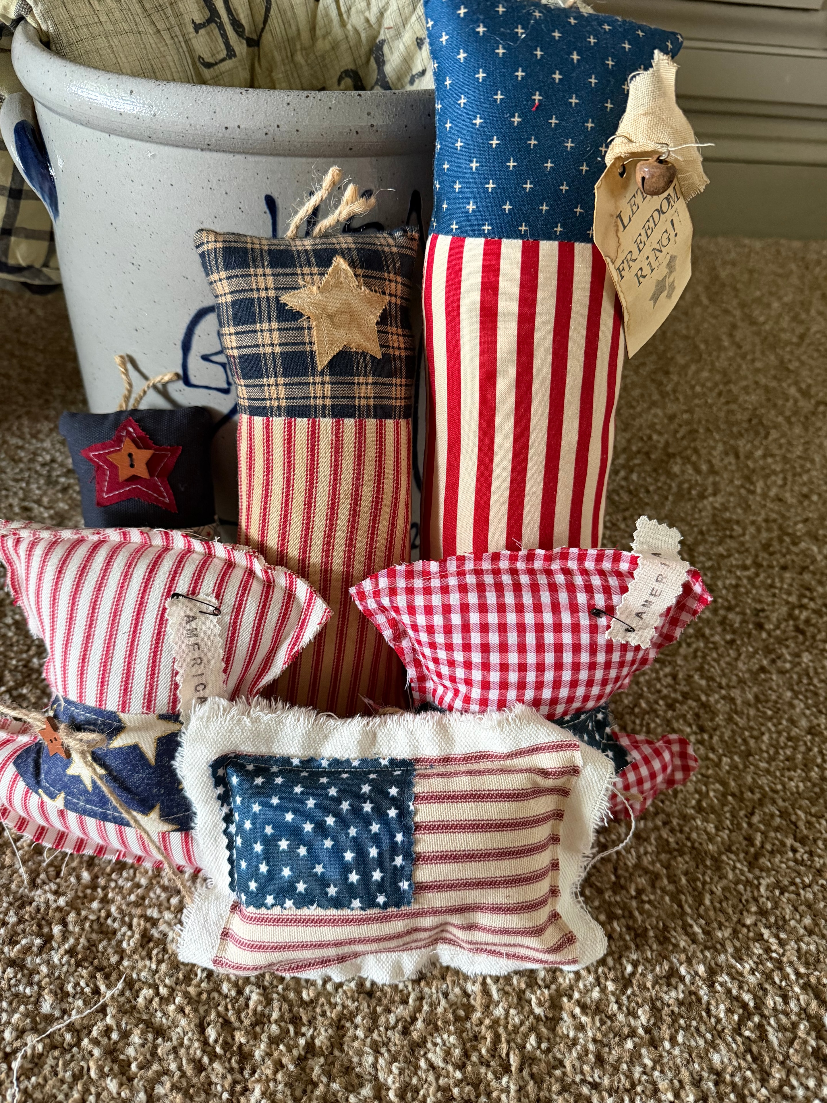 Handmade Fabric Firecrackers